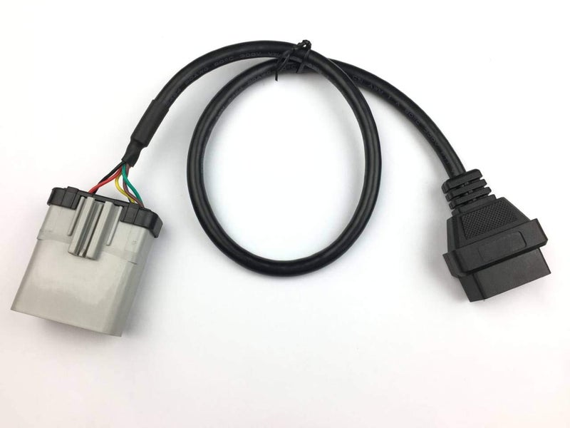 YPP RP-1226 14 Way to 16 pin OBD ii Female ELD Cable RP1226 to OBD2 Adapter Cable - Image 4